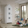 Voir la diapositive 4 : Paris Prix Armoire Enfant Maison  Casami Bruges  171cm Blanc
