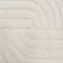 FUTURE HOME Tapis tufté en coton écru avec franges 100x150cm
