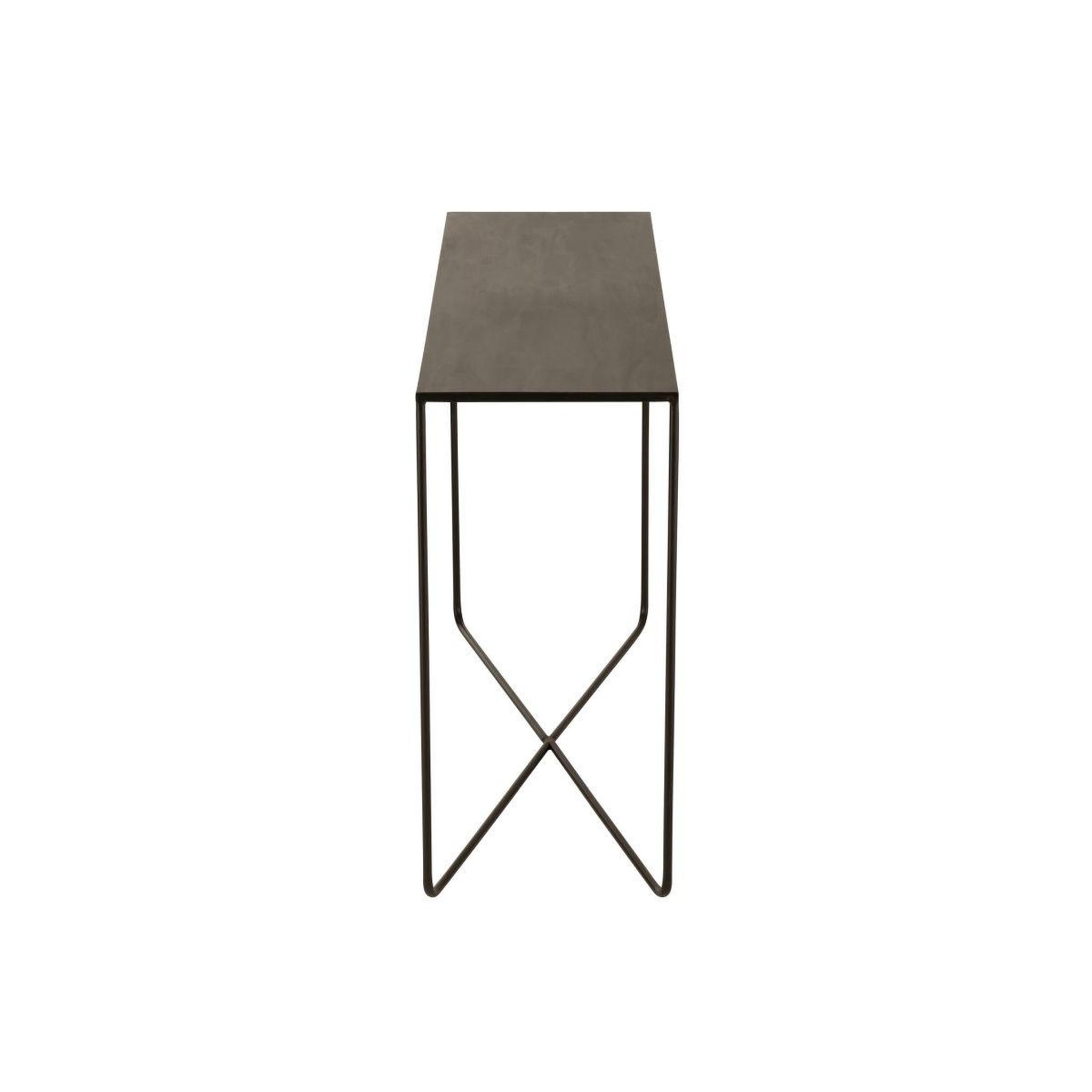 Voir la diapositive 3 : J-LINE Console design en métal  elsie  120cm noir