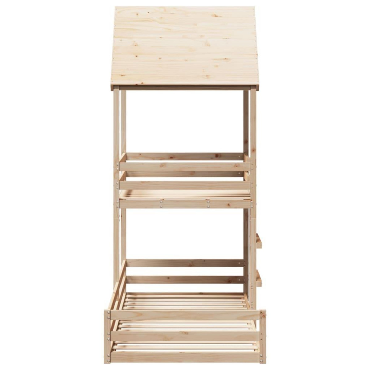 VIDAXL Lit superpose sans matelas 80x200 cm bois de pin massif