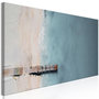 Voir la diapositive 1 : Paris Prix Tableau Imprimé  Sea & Wooden Bridge Narrow Grey