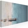 Voir la diapositive 1 : Paris Prix Tableau Imprimé  Sea & Wooden Bridge Narrow Grey