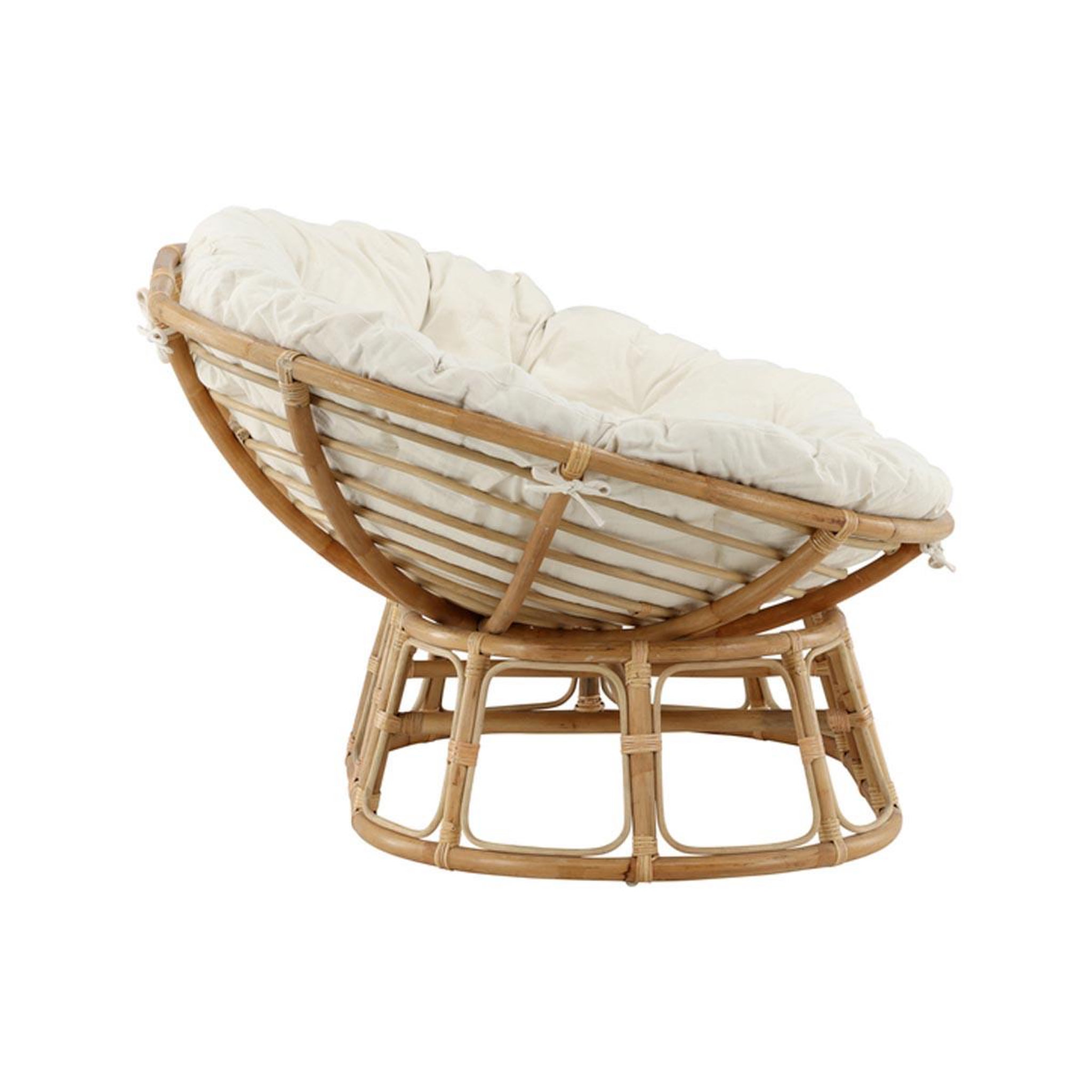 Voir la diapositive 2 : Paris Prix Canapé de jardin en rotin  mamasan  165cm naturel