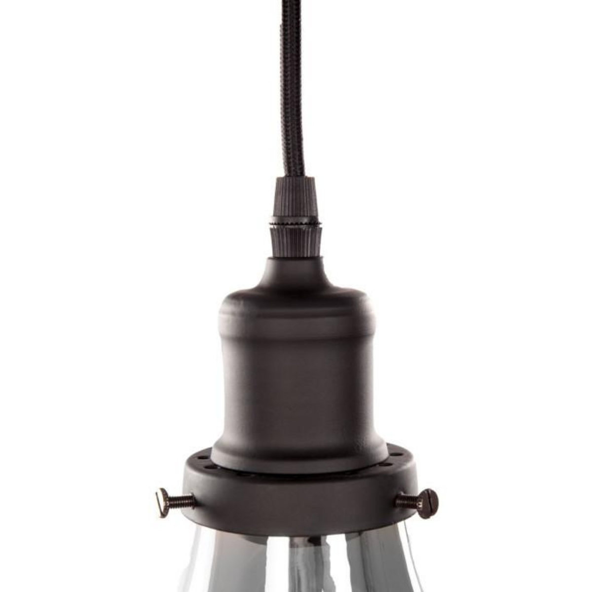 Paris Prix Lampe Suspension Déco 5 Têtes  Sancho  45cm Gris