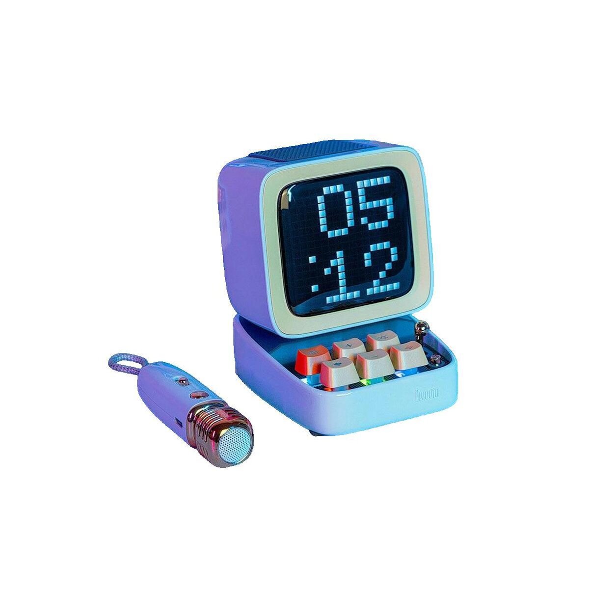 DIVOOM Enceinte portable Bluetooth Divoom Ditoo Mic avec microphone intégré