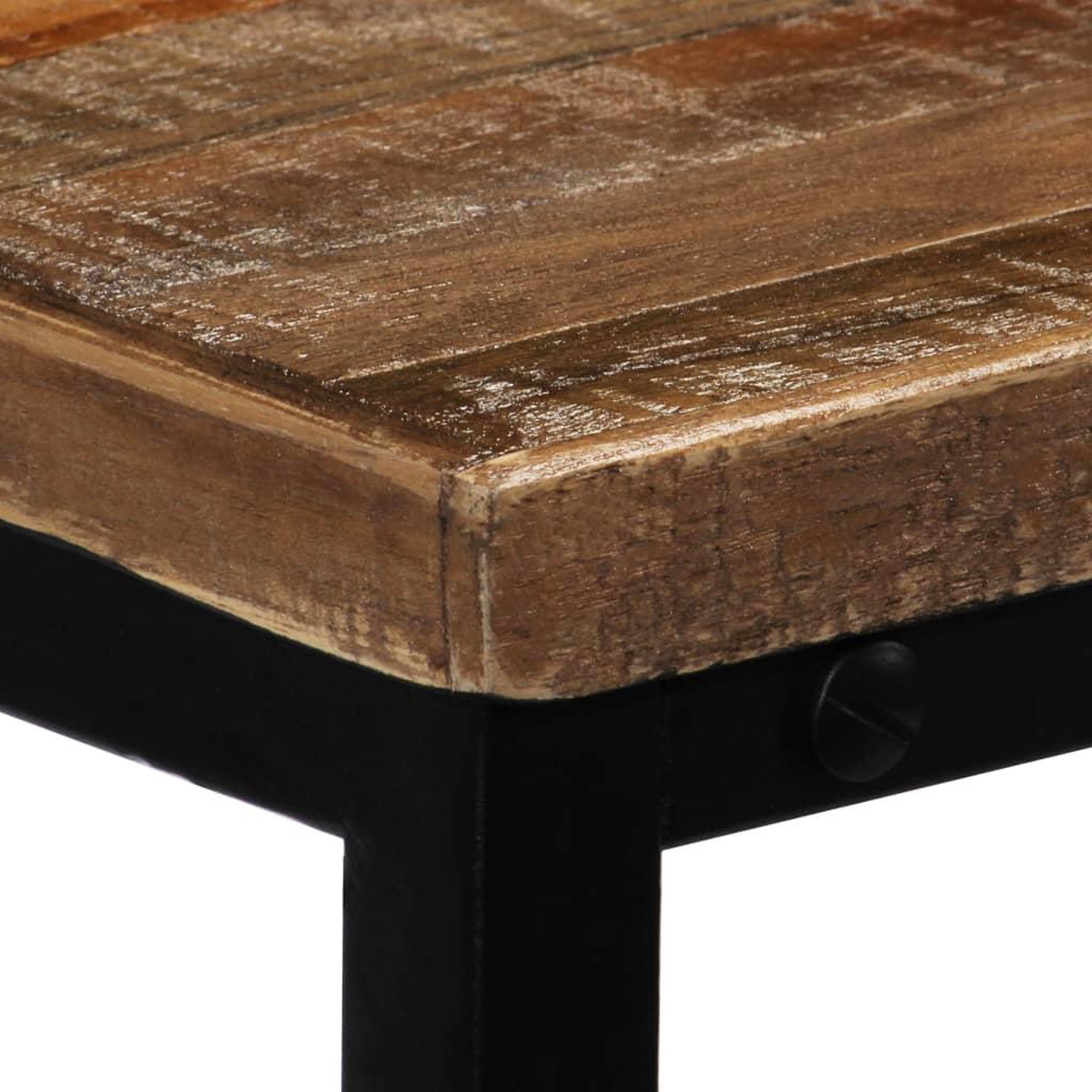 Voir la diapositive 4 : VIDAXL Table console teck recycle massif 90 x 30 x 76 cm