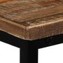 Voir la diapositive 4 : VIDAXL Table console Teck recycle massif 90 x 30 x 76 cm