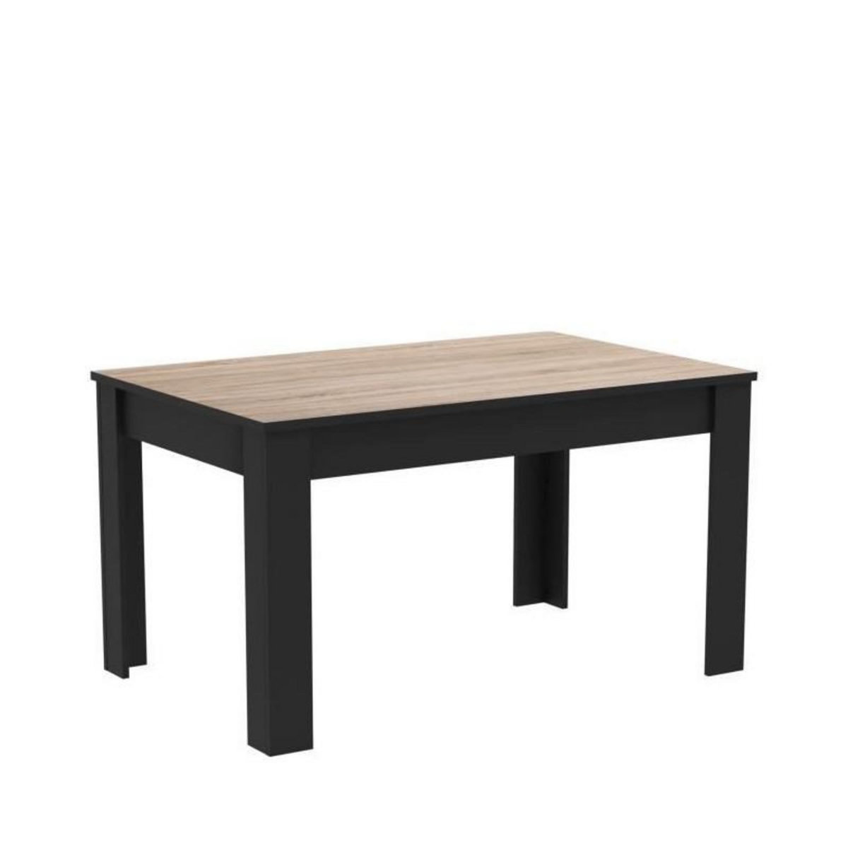 Demeyere DEMEYERE Ensemble sejour Enfilade + Table haute + Vitrine - Decor chene brosse - WAYNE