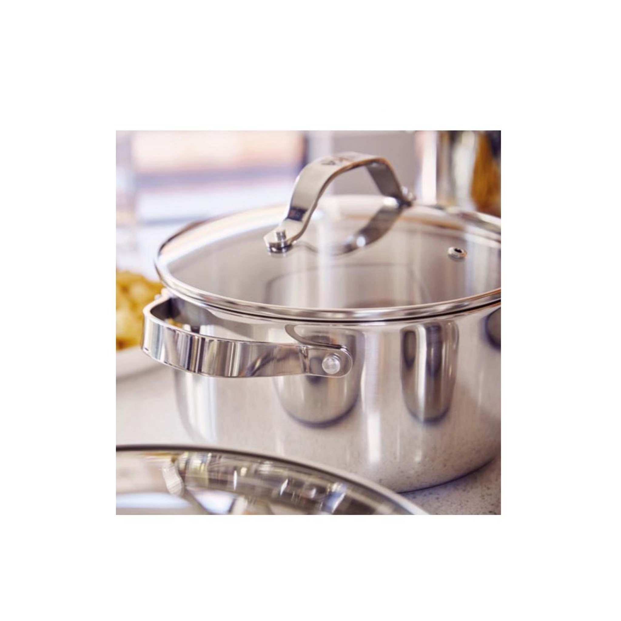 Voir la diapositive 3 : Beka Faitout inox 20cm + couvercle - 101032