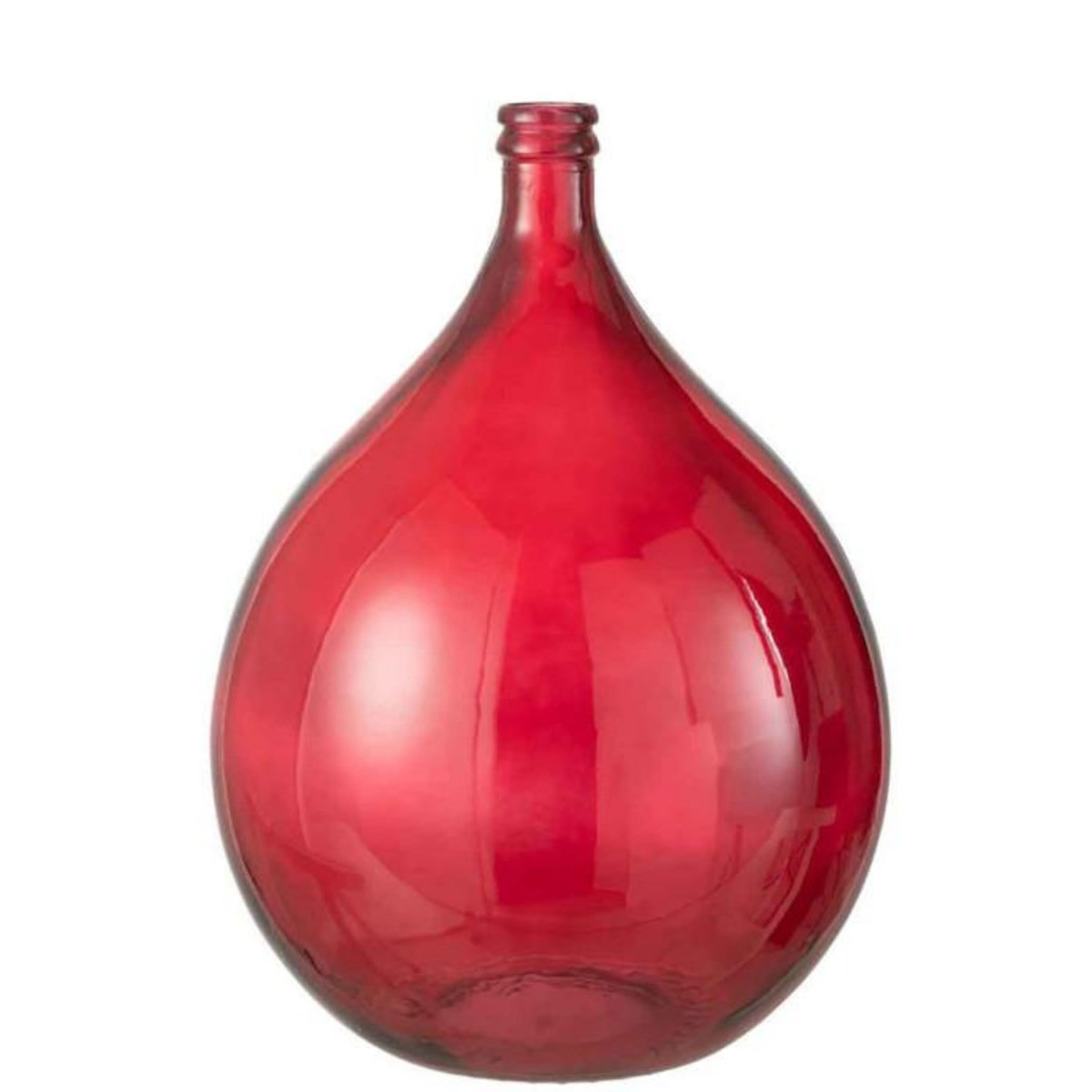 Paris Prix Vase Design en Verre  Penisola  56cm Rouge