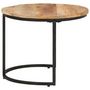 Voir la diapositive 3 : VIDAXL Tables gigognes 2 pcs Bois de manguier brut