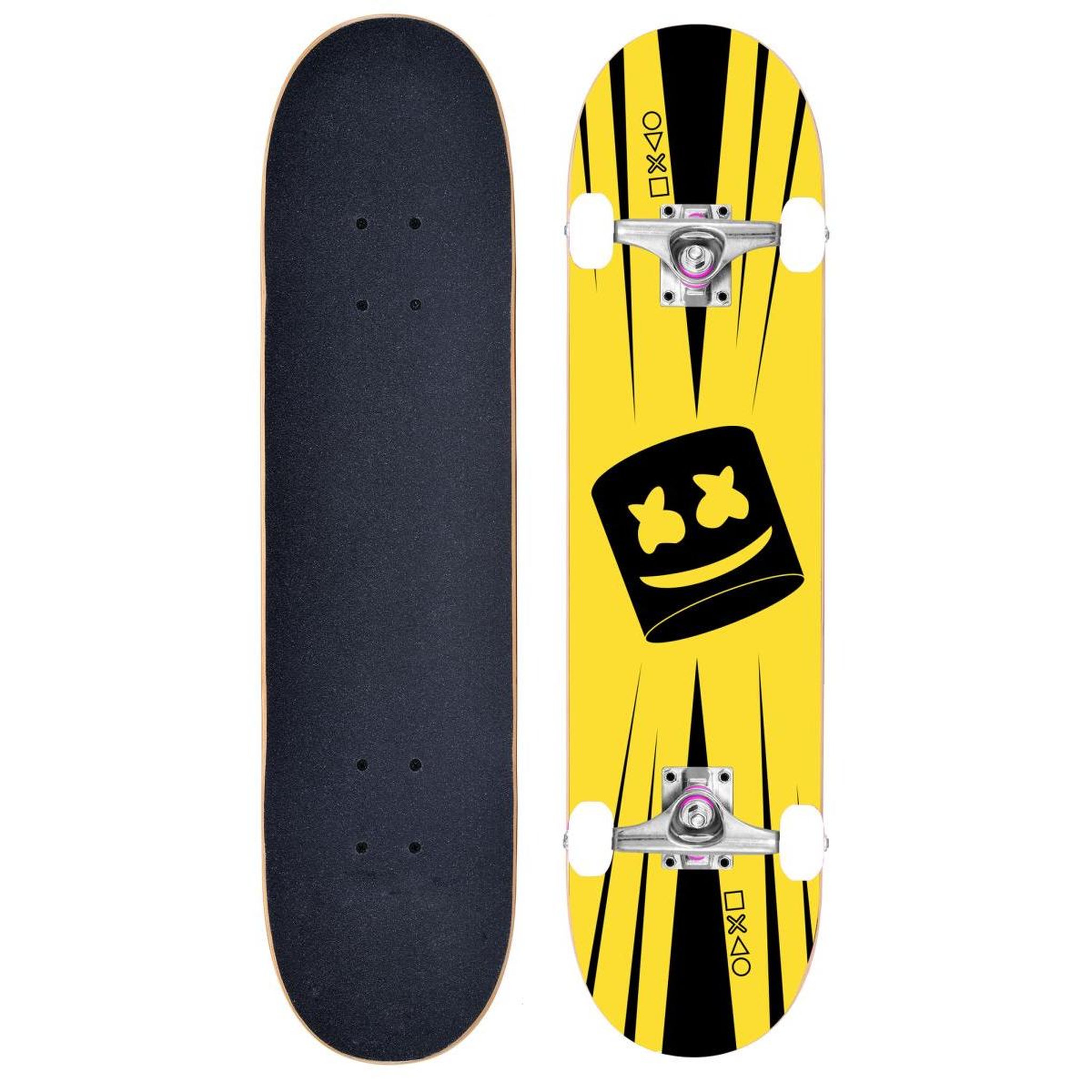 213 Street Skateboard 213 Fornite 2 jaune