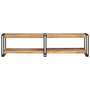 Voir la diapositive 2 : VIDAXL Meuble TV 160x30x40 cm bois massif de manguier