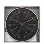 Voir la diapositive 3 : ATMOSPHERA Horloge Murale Design  Edith  30cm Noir & Cuivre