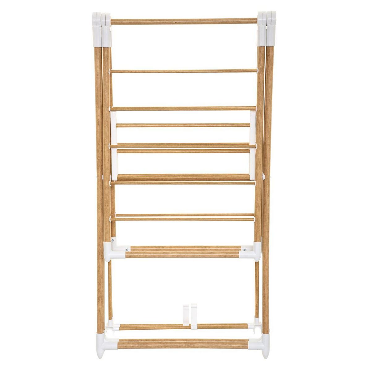 FIVE Séchoir à linge effet bois Bara - 13m d'étendage - Marron