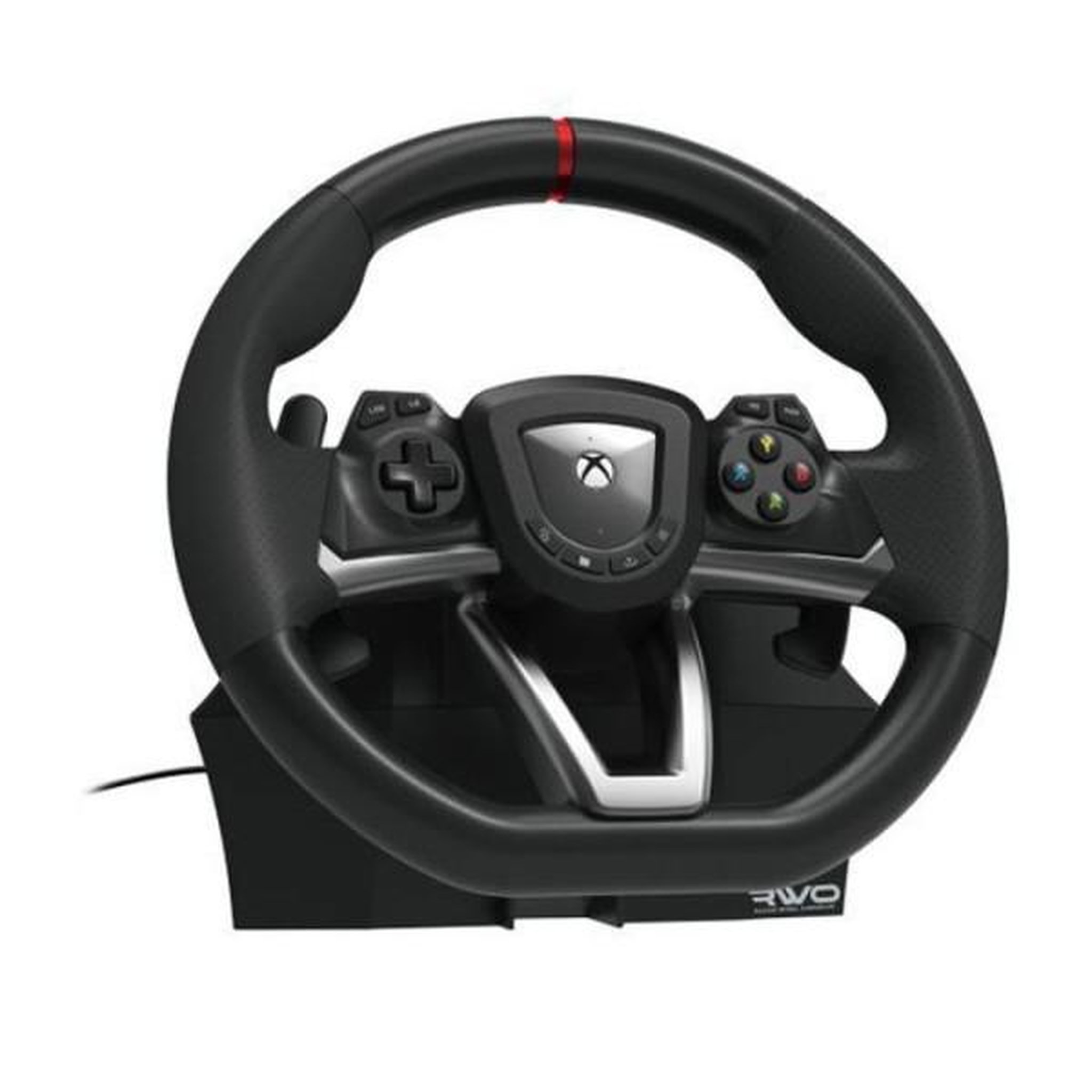 HORI Volant de course - hori - overdrive - pédales incluses - compatible pc et xbox - noir