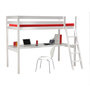 Voir la diapositive 1 : Lit Mezzanine ASTRID 90X190 cm + bureau 