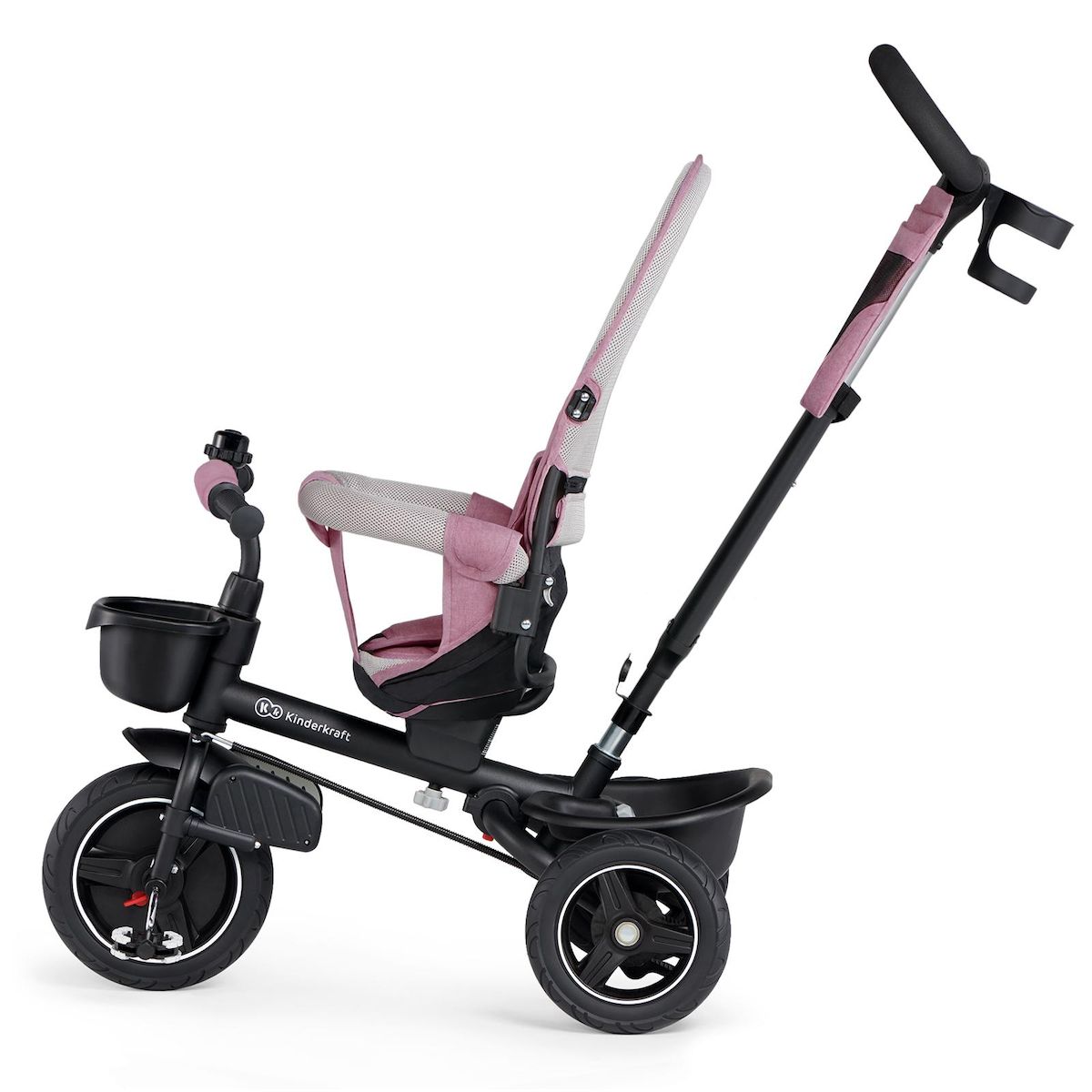 KINDERKRAFT Tricycle Spinstep 5 en 1 avec siège rotatif et protection UPF50+