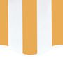 Voir la diapositive 5 : VIDAXL Tissu de remplacement pour auvent Jaune et blanc 5x3,5 m