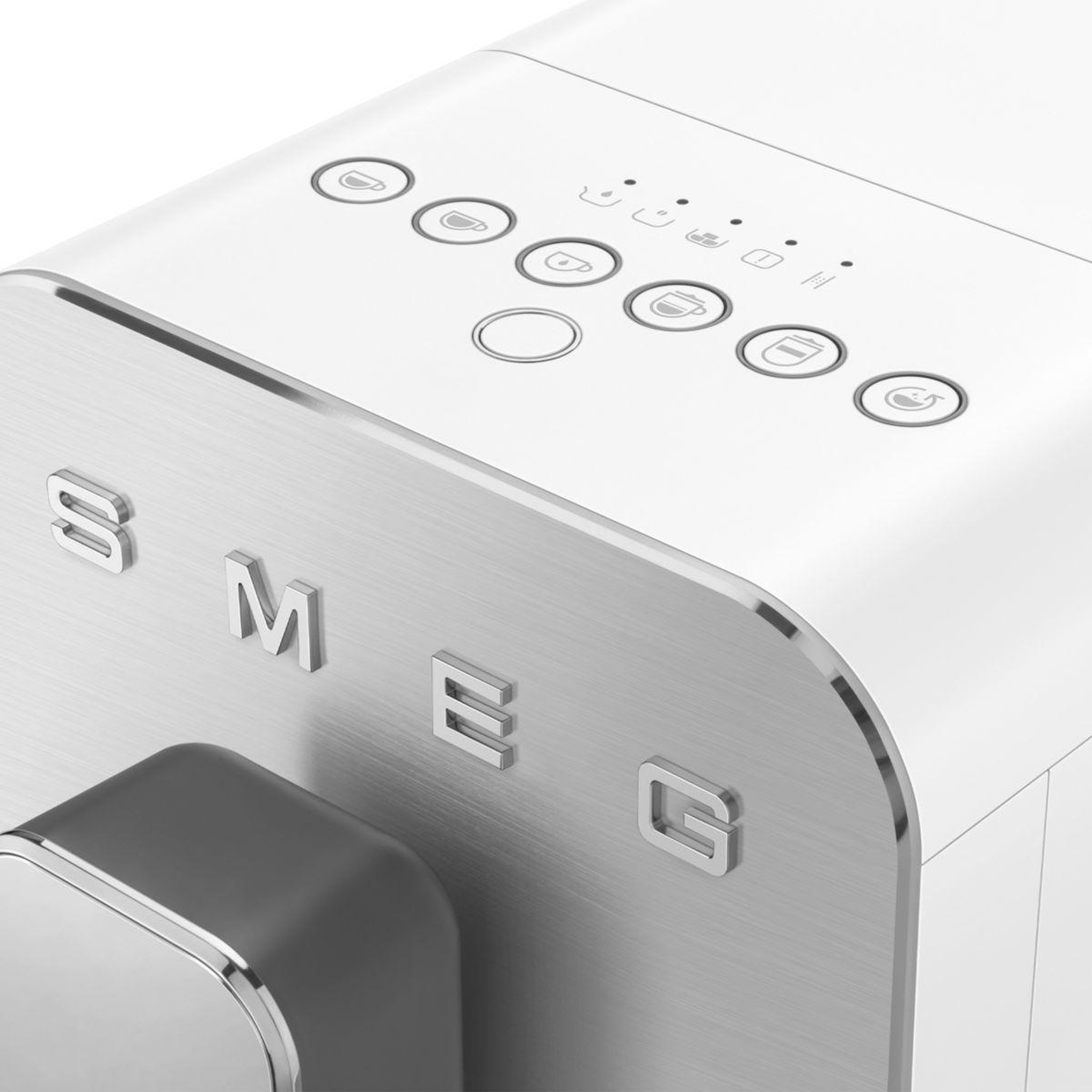 Voir la diapositive 3 : SMEG Expresso broyeur collezione bcc13whmeu