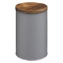 Voir la diapositive 1 : FIVE Boîte de Conservation en Métal  Acacia  15cm Gris