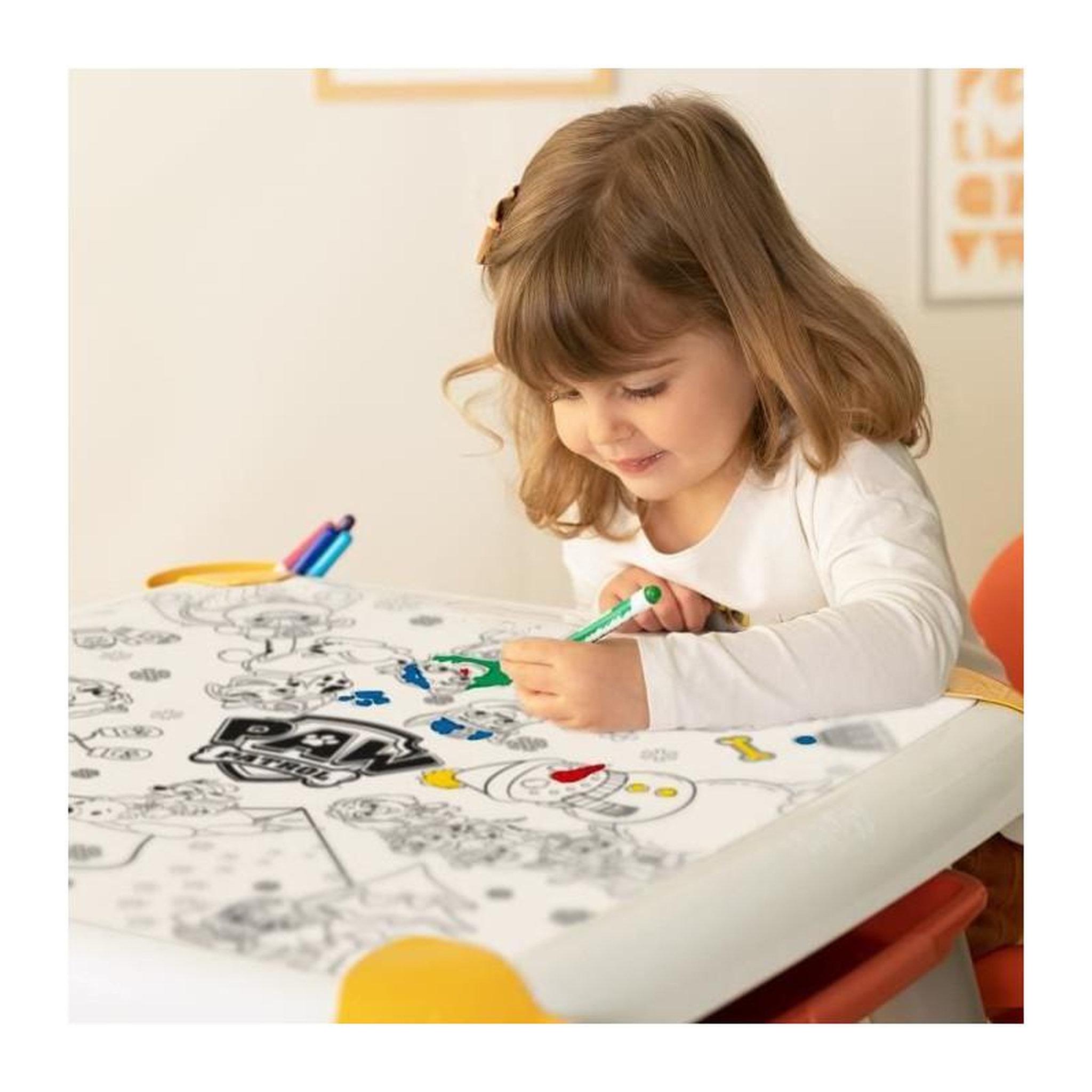 Voir la diapositive 2 : SMOBY Smoby - Recharge Coloriages pour la Kid table créative - 10 feuilles de coloriages Pat' Patrouille