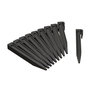 Voir la diapositive 1 : Nature Ancres pour bordure de jardin - PP, noir x10