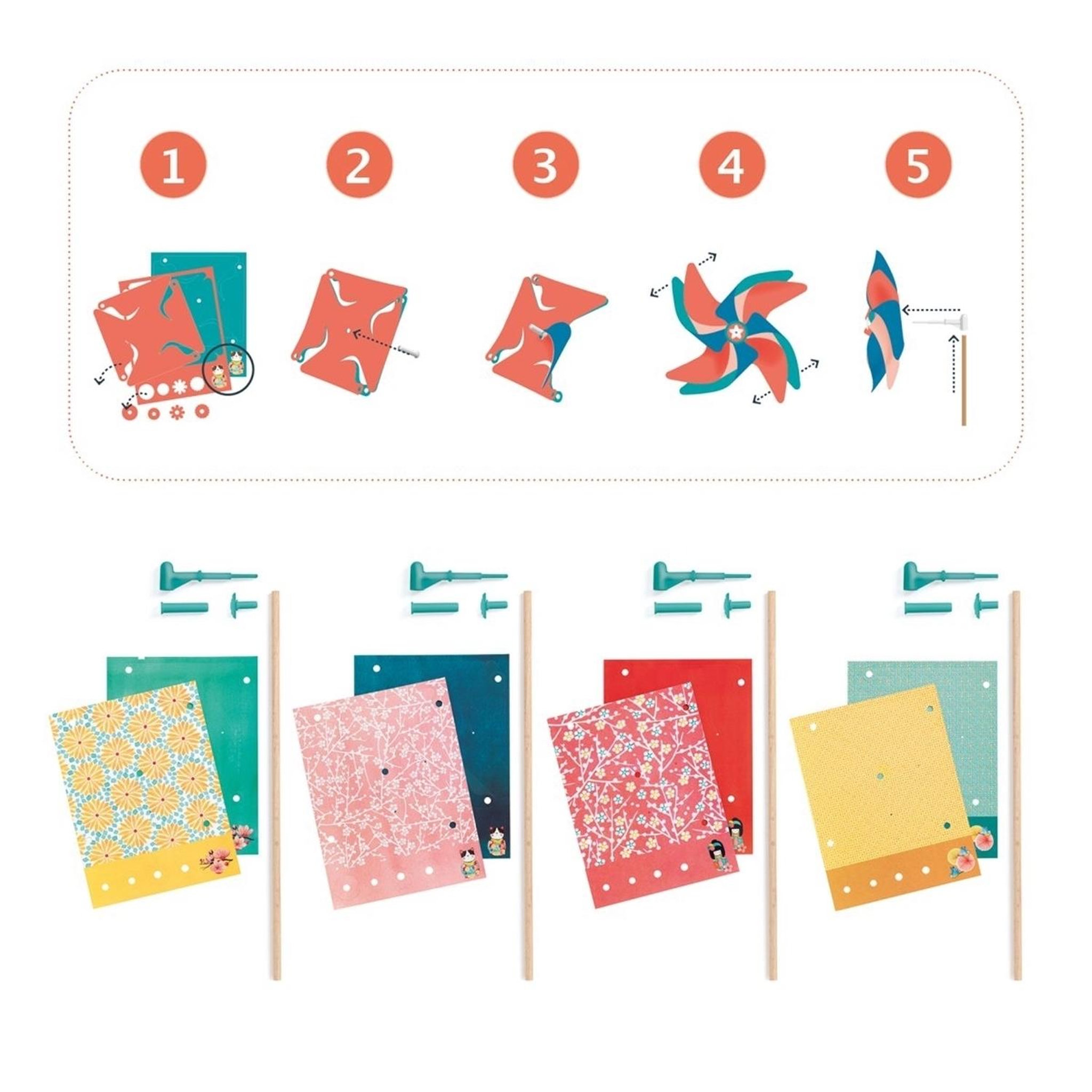 Voir la diapositive 3 : Djeco Sweet moulin a vent diy crea