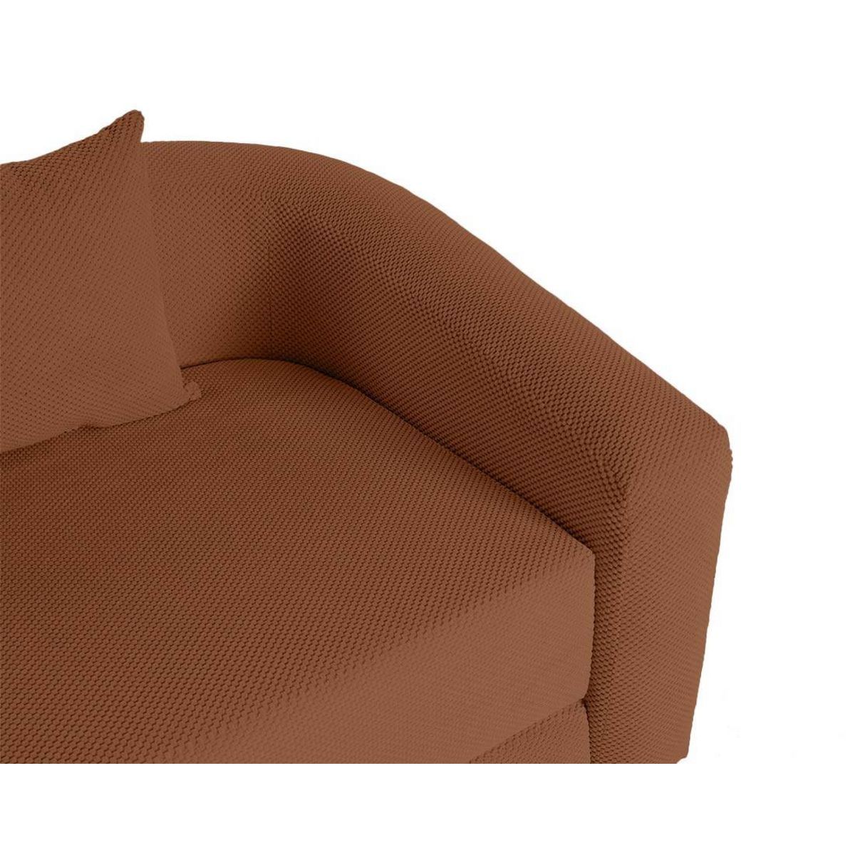 BEST MOBILIER Nuvia - canapé convertible déplimousse 3 places en velours texturé