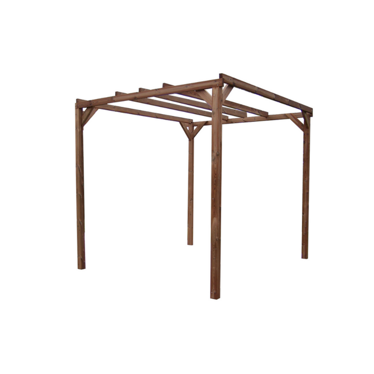 Hisense Pergola en bois thermo chauffé 8.88 m² sans couverture - th3030