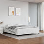 Voir la diapositive 2 : VIDAXL Cadre de lit sans matelas blanc 180x200 cm similicuir