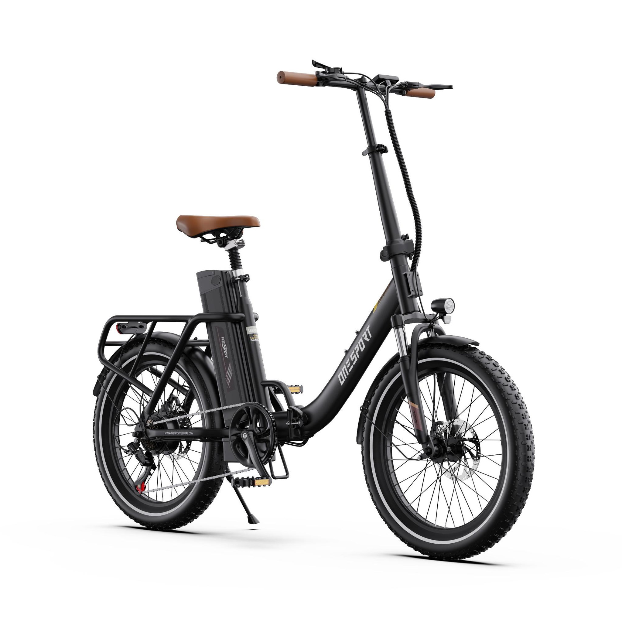 Voir la diapositive 2 : ONESPORT Vélo électrique pliant OneSport OT16-2