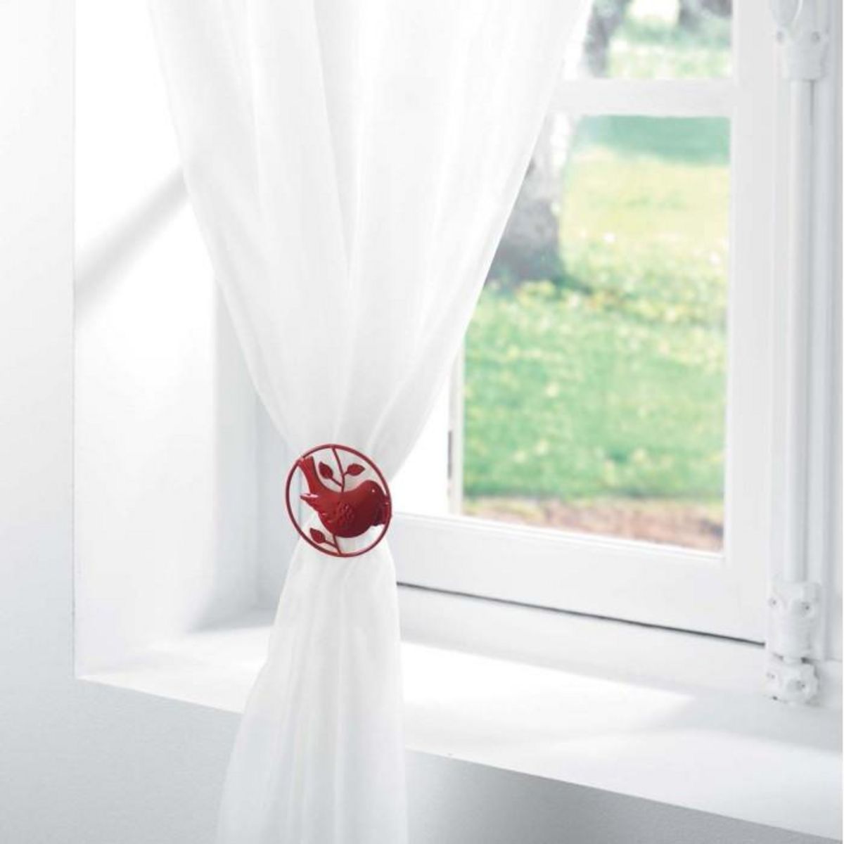 Paris Prix Lot de 2 Embrasses de Rideau  Passero  8cm Rouge