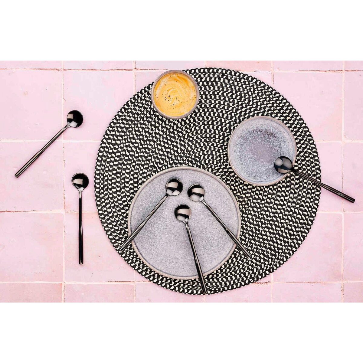 BJORN Coffret 6 petites cuillères ABEL - Black