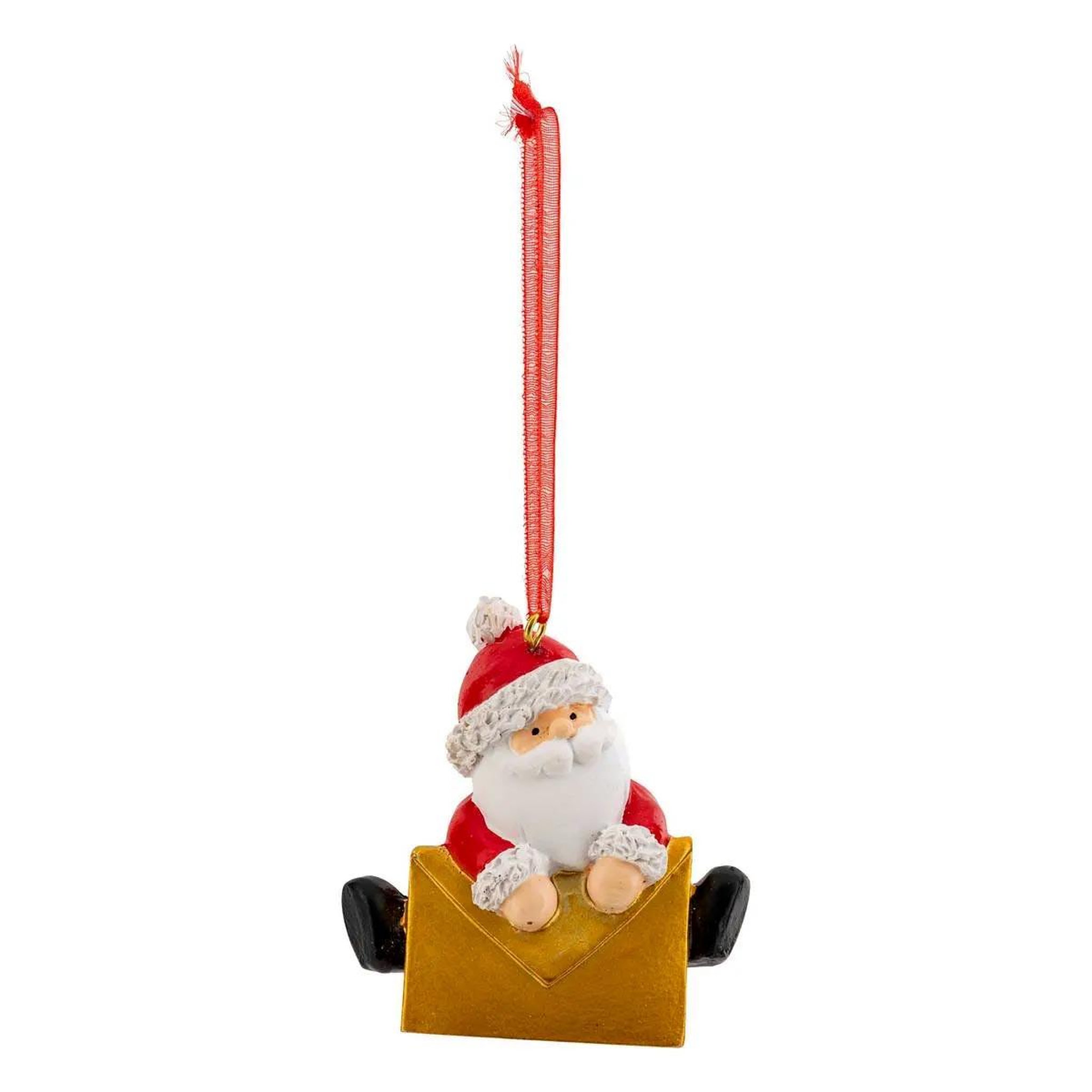 ATMOSPHERA Sujet de noël père-noël  lettre  6cm multicolore