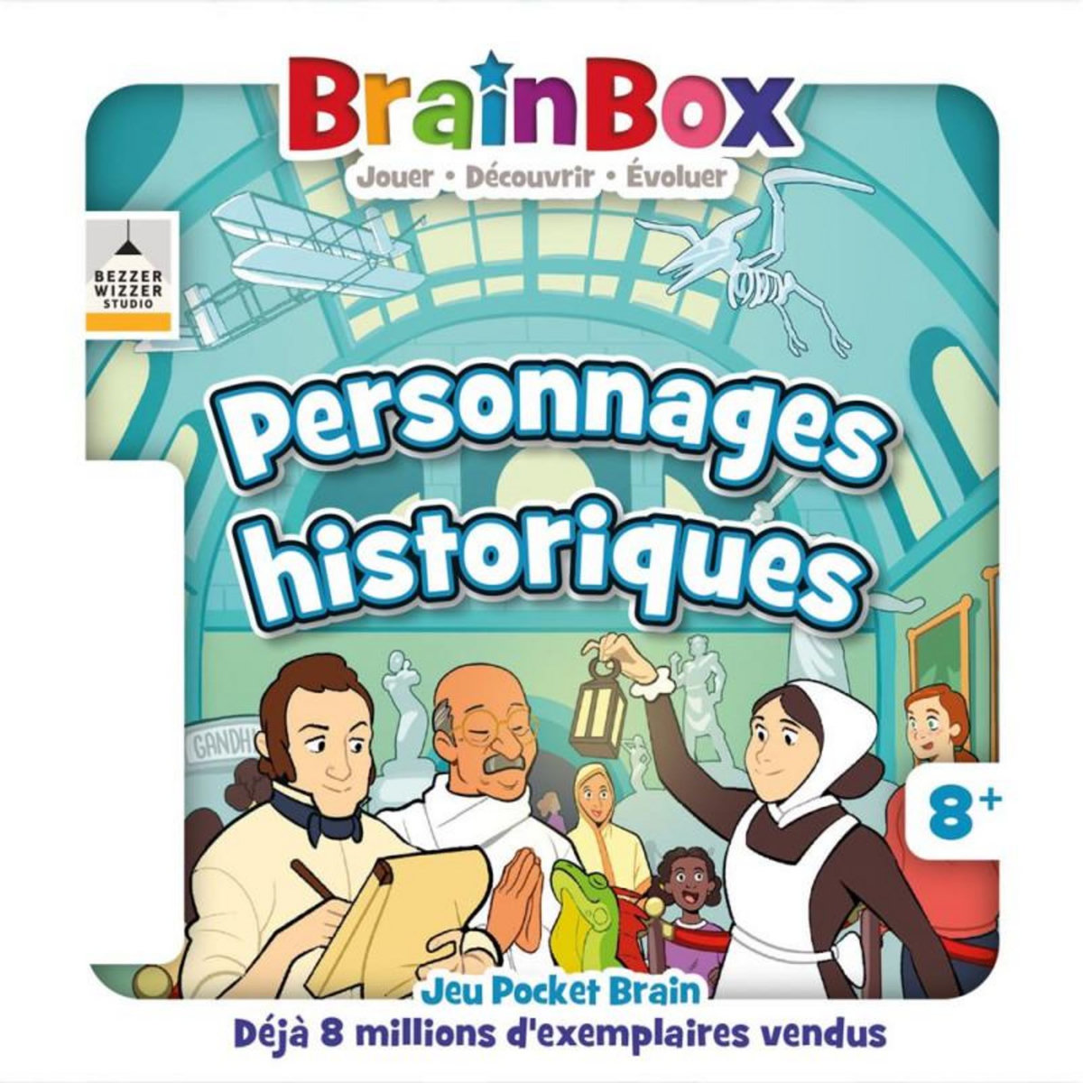 Asmodee Jeu de culture générale Asmodee BrainBox Pocket Personnages Historiques