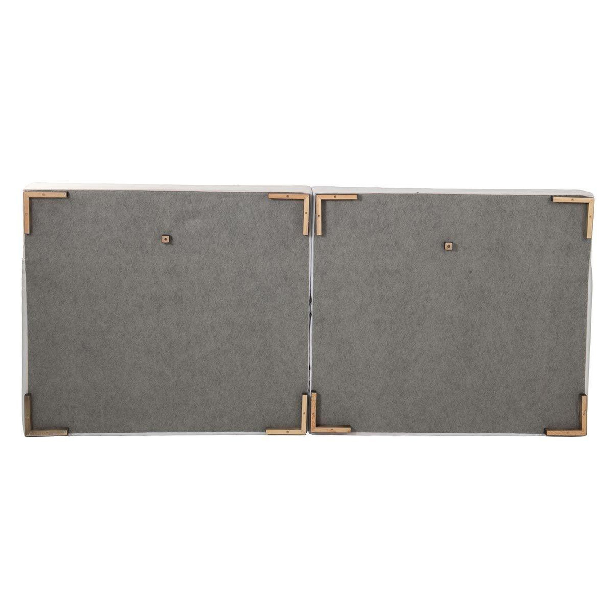 Voir la diapositive 5 : J-LINE Canapé design 9 coussins  monaco  330cm blanc