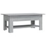 Voir la diapositive 2 : VIDAXL Table basse sonoma gris 102x55x42 cm bois d'ingenierie