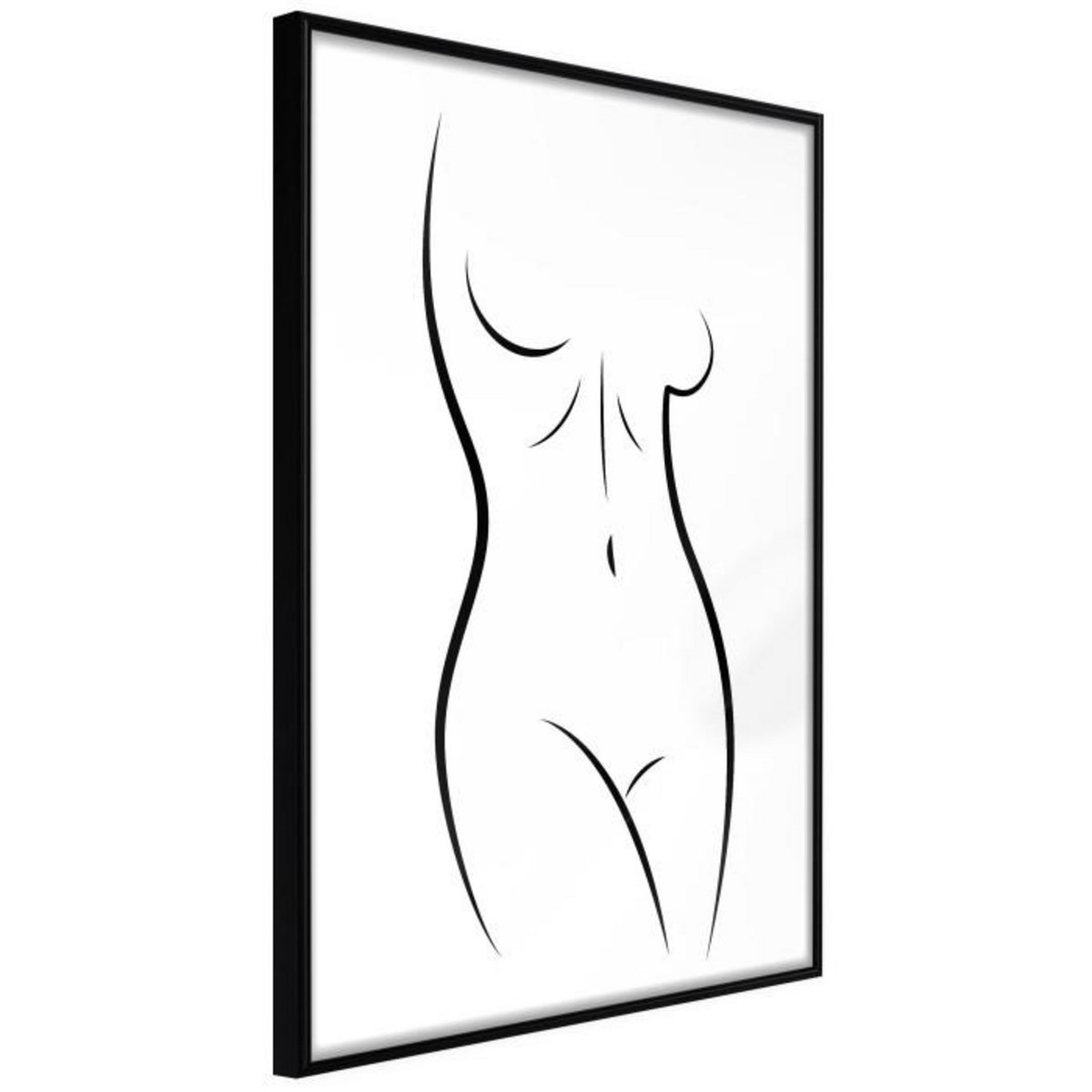 Paris Prix Affiche Murale Encadrée  Minimalist Nude