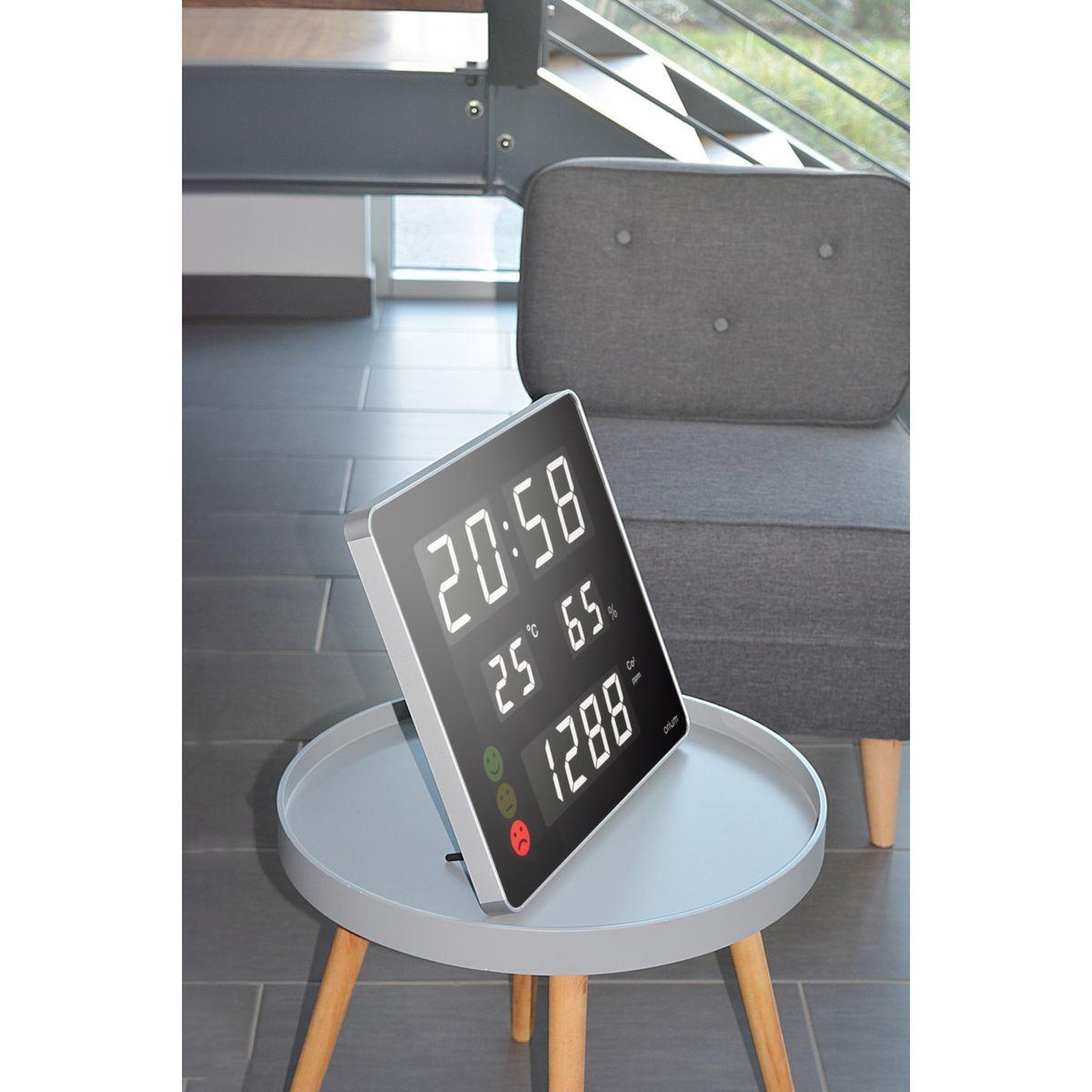 Voir la diapositive 5 : Orium Capteur mesureur de co2 & horloge quaelis 18