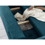 Voir la diapositive 4 : BEST MOBILIER Lena - canapé d'angle convertible - avec coffre - style scandinave - 5 places - droit