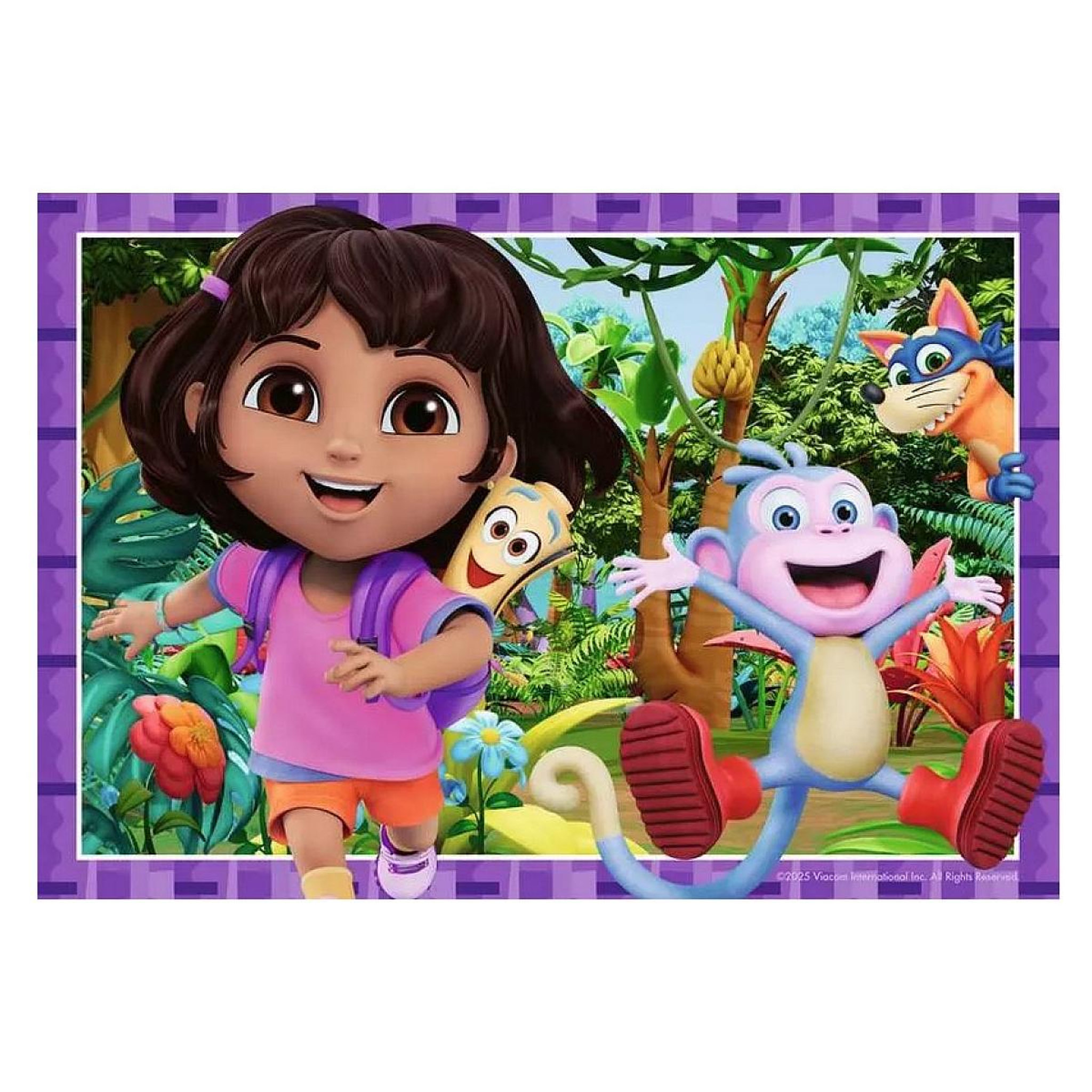 Voir la diapositive 3 : RAVENSBURGER Puzzle 2 x 12 Dora Nous Pouvons y arriver