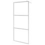 Voir la diapositive 2 : VIDAXL Paroi de douche a l'italienne a verre ESG transparent 140x195cm