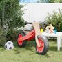 Voir la diapositive 3 : VIDAXL Vélo d équilibre pour enfants avec pneus pneumatiques rouge
