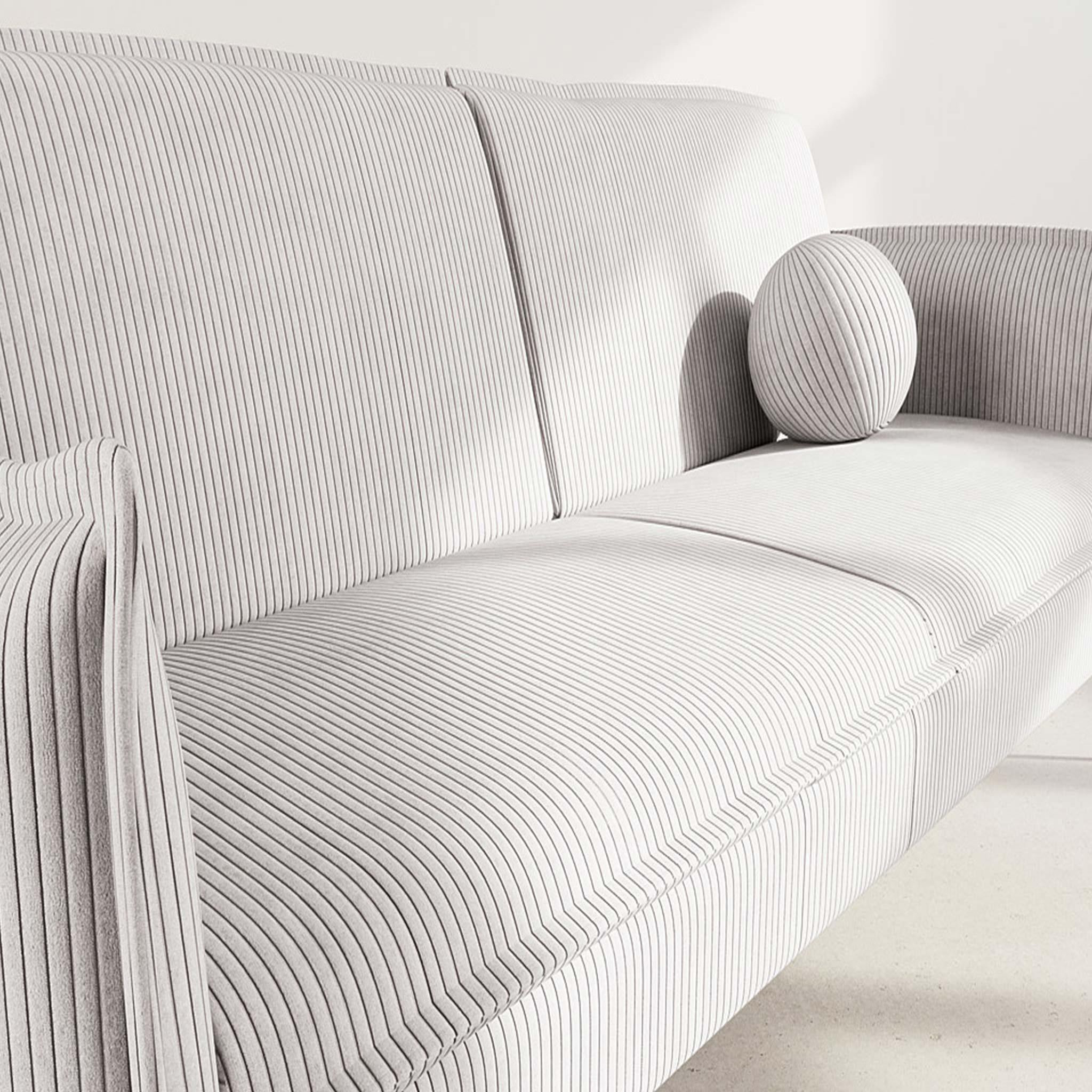 Voir la diapositive 4 : BEST MOBILIER Lexie - canapé convertible clic-clac 2 places en velours côtelé