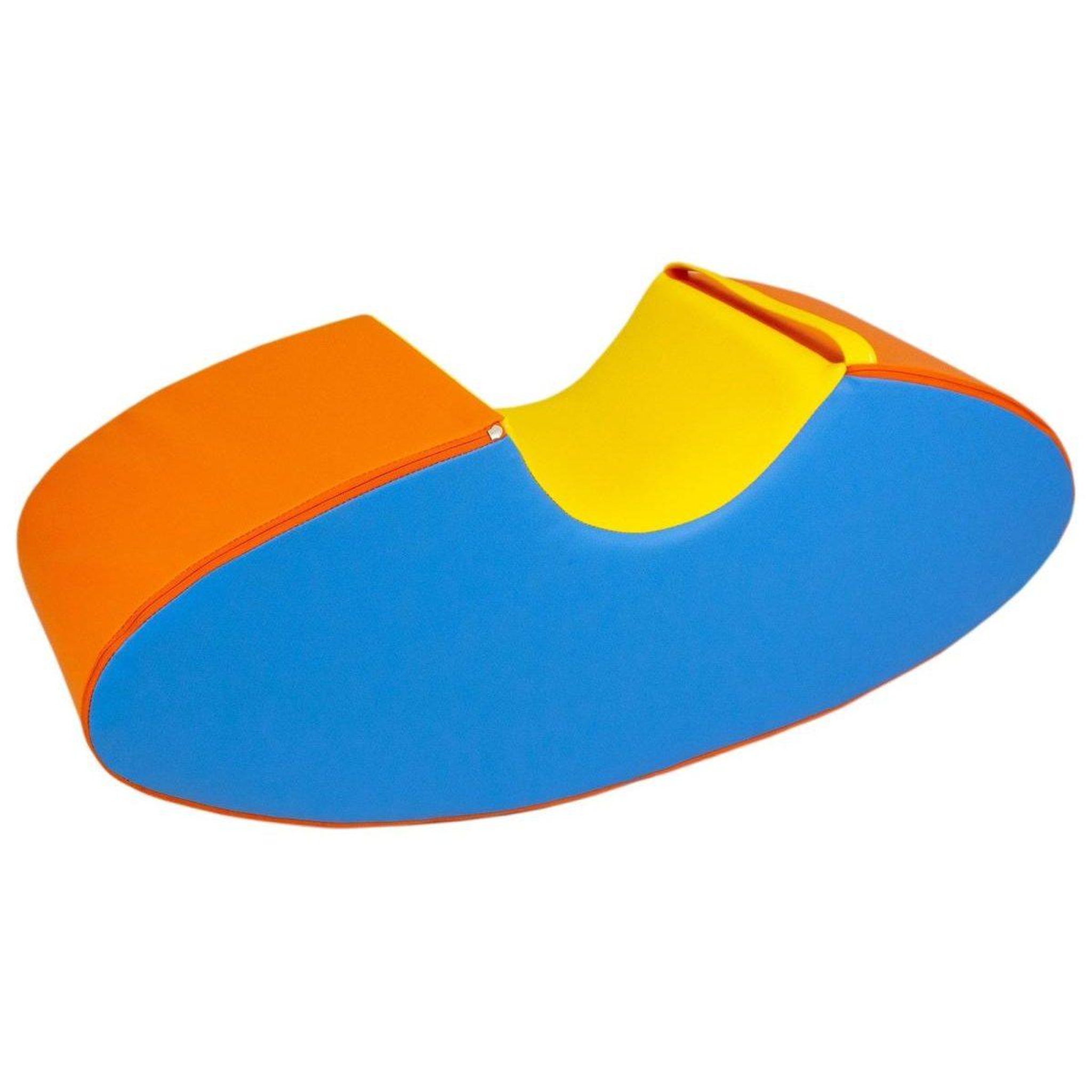 Voir la diapositive 2 : VELINDA Balancelle à bascule Bean Rocker — jaune, vert, bleu, orange