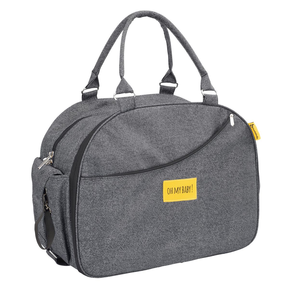 BADABULLE Sac à langer Weekend noir 