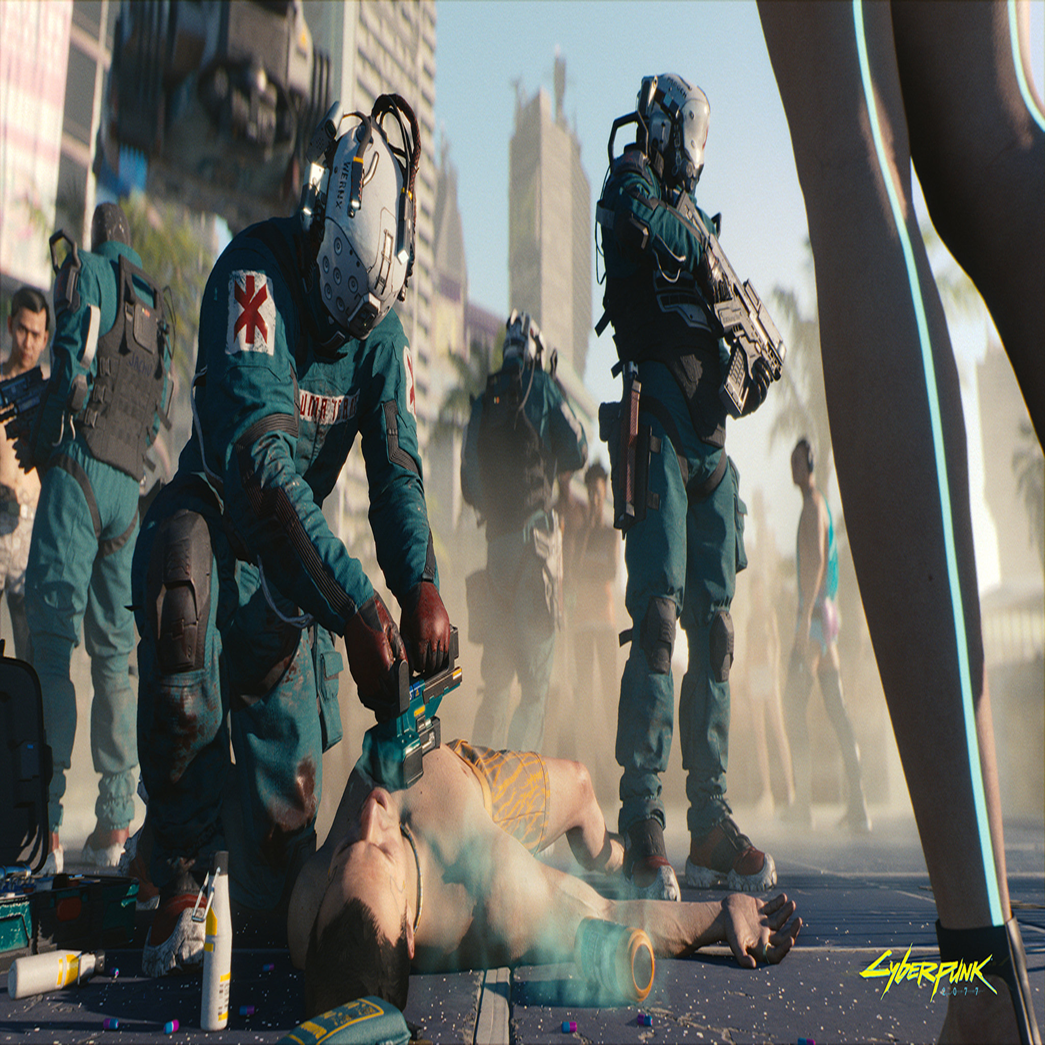Voir la diapositive 9 : Cyberpunk 2077 PS4 Edition Day One