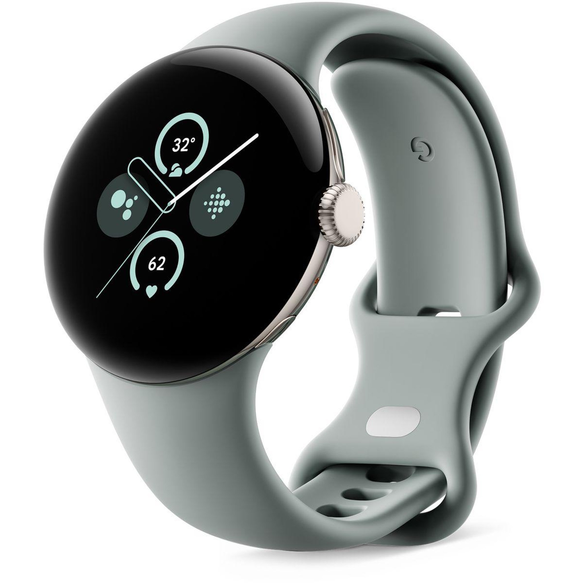GOOGLE Montre connectée Pixel Watch 2 Champagne Doré/Sauge 4G