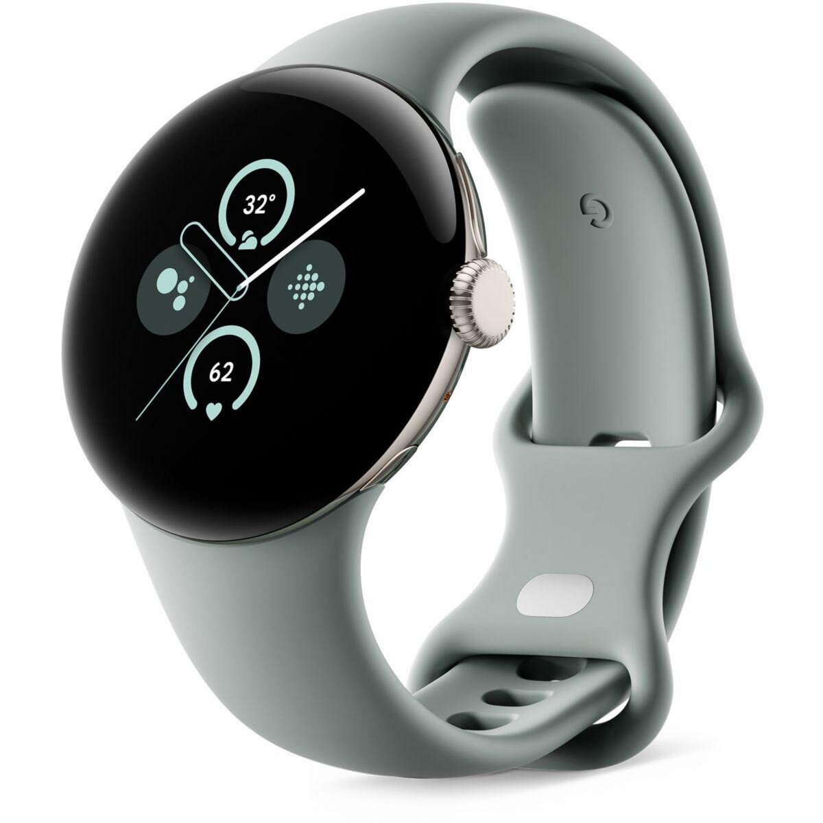 GOOGLE Montre connectée Pixel Watch 2 Champagne Doré/Sauge 4G